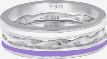 ELLI Ring in Silber: Vorderseite