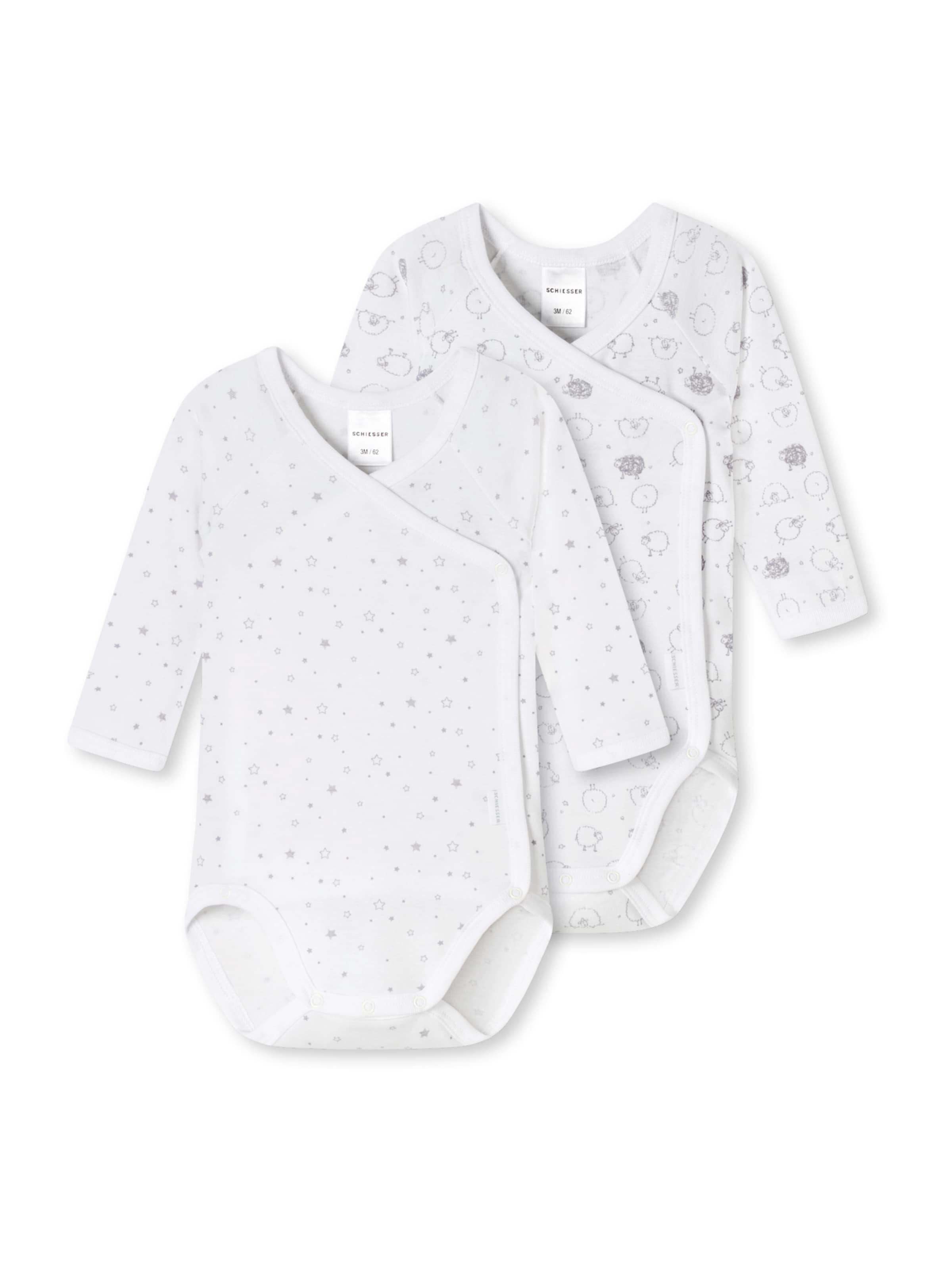 Barboteuse / body ' Original Classics ' SCHIESSER en blanc : devant