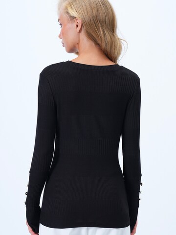 Trend Alaçatı Stili Shirt in Schwarz