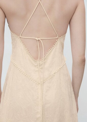 MANGO Summer Dress 'Bert' in Beige