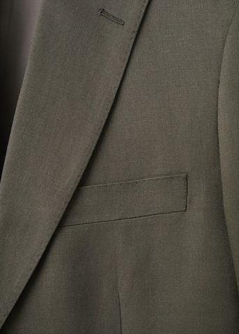 MANGO MAN Slim fit Suit Jacket 'Amalfi' in Green