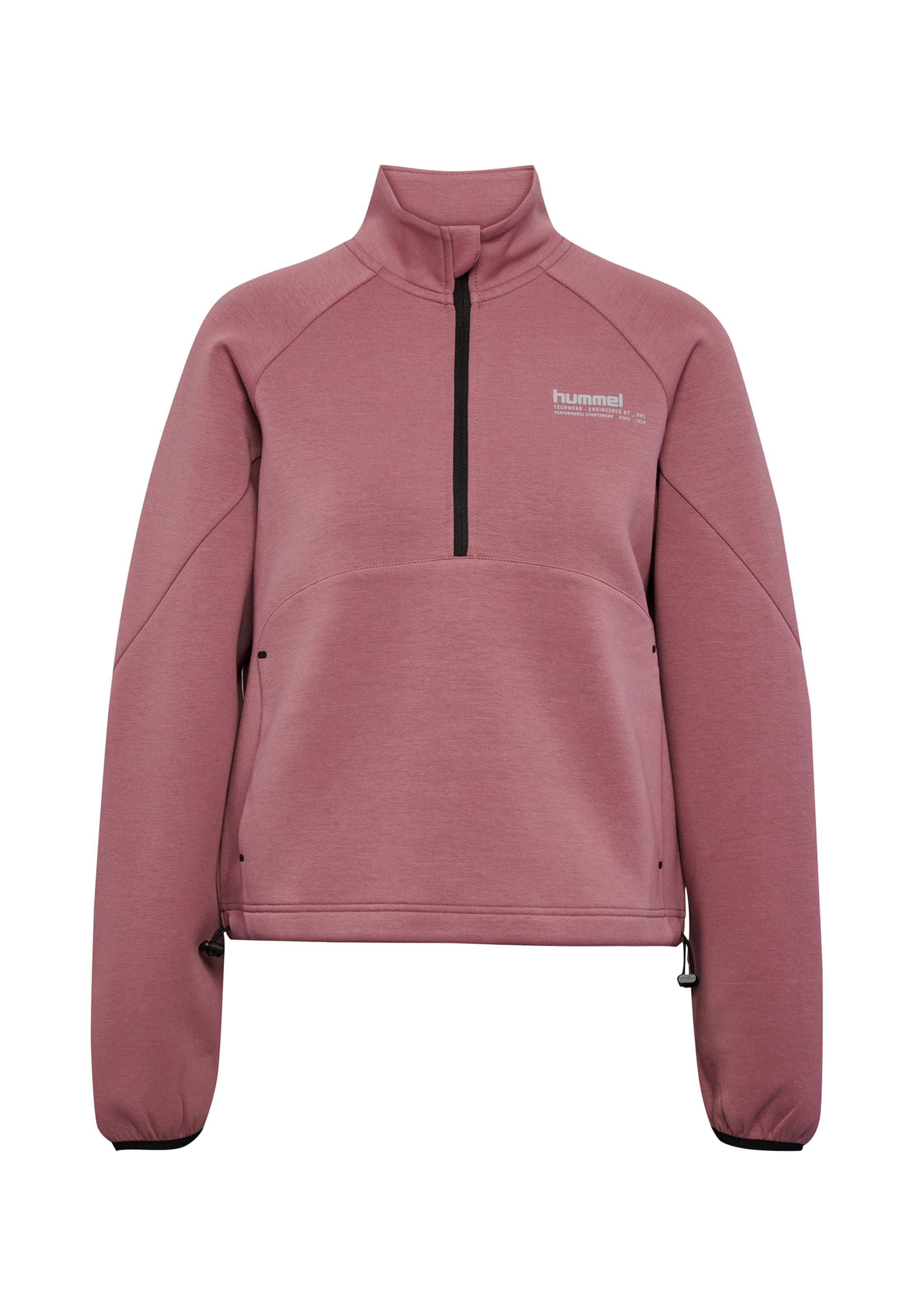 Hummel Athletic Sweatshirt 'Tech Fleece' in Pink: front