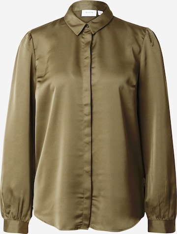 VILA Bluse 'VIELLETTE' in Grün: Vorderseite