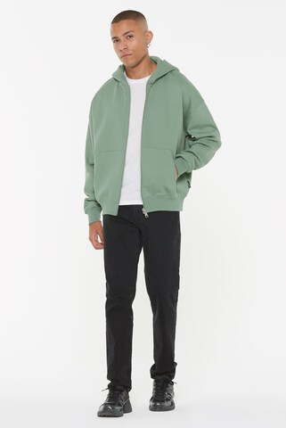 Harlem Soul /Damen BRU-NO Hoodie Jacket Oversized Unisex in Grün