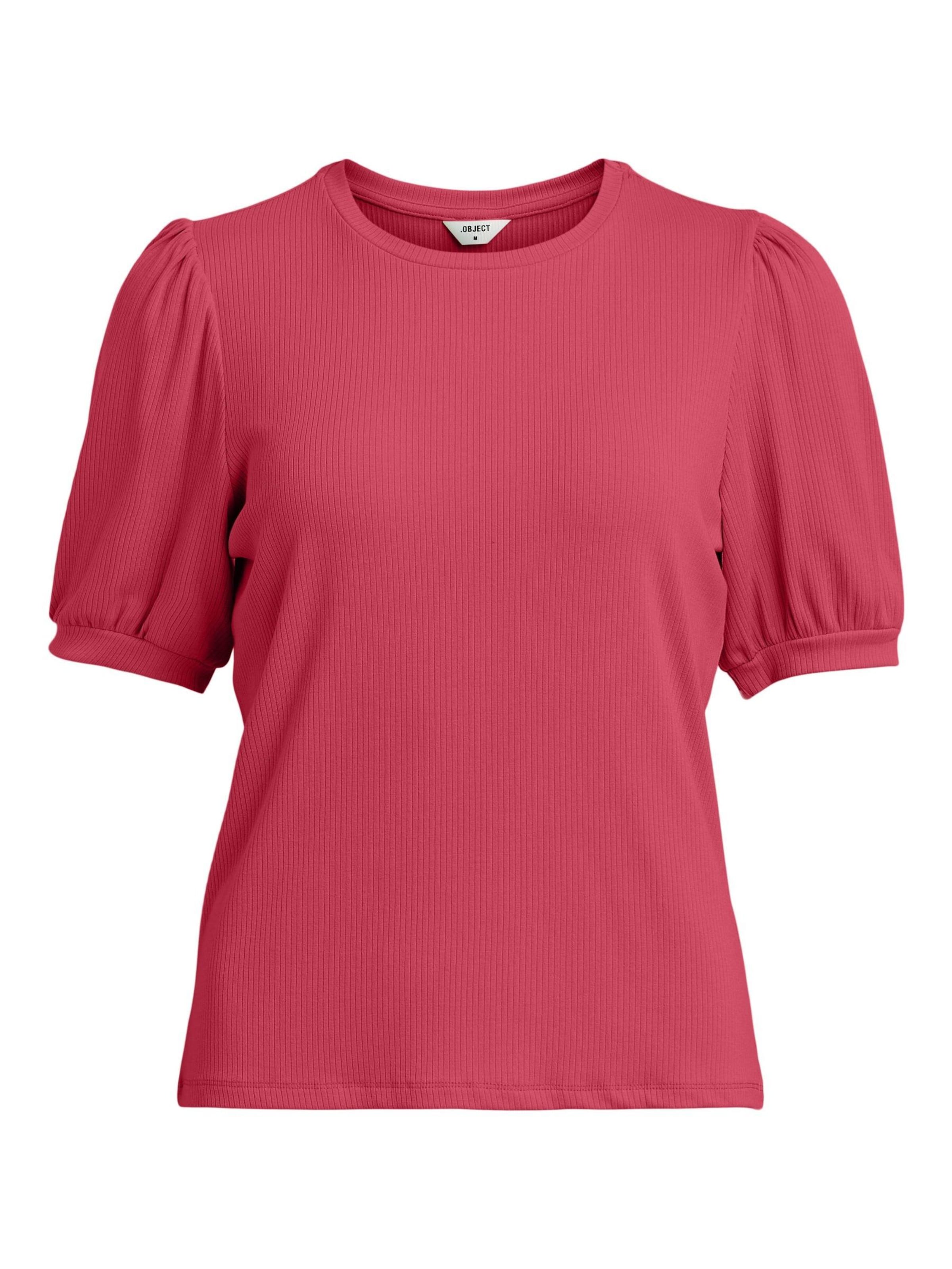 OBJECT - Camiseta 'JAMIE' en rosa: frente