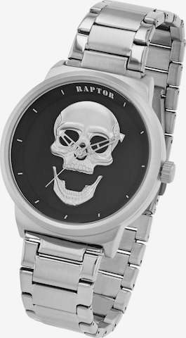 Raptor Analoguhr 'Jano, 3 ATM' in Silber: Vorderseite