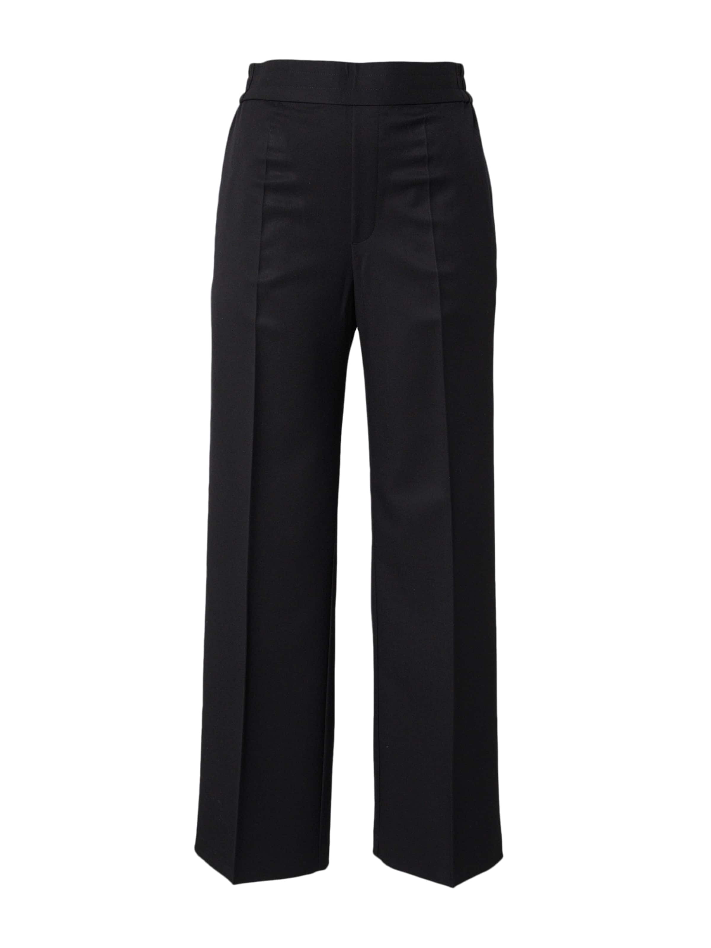 Regular Pantalon à plis Monki en noir : devant