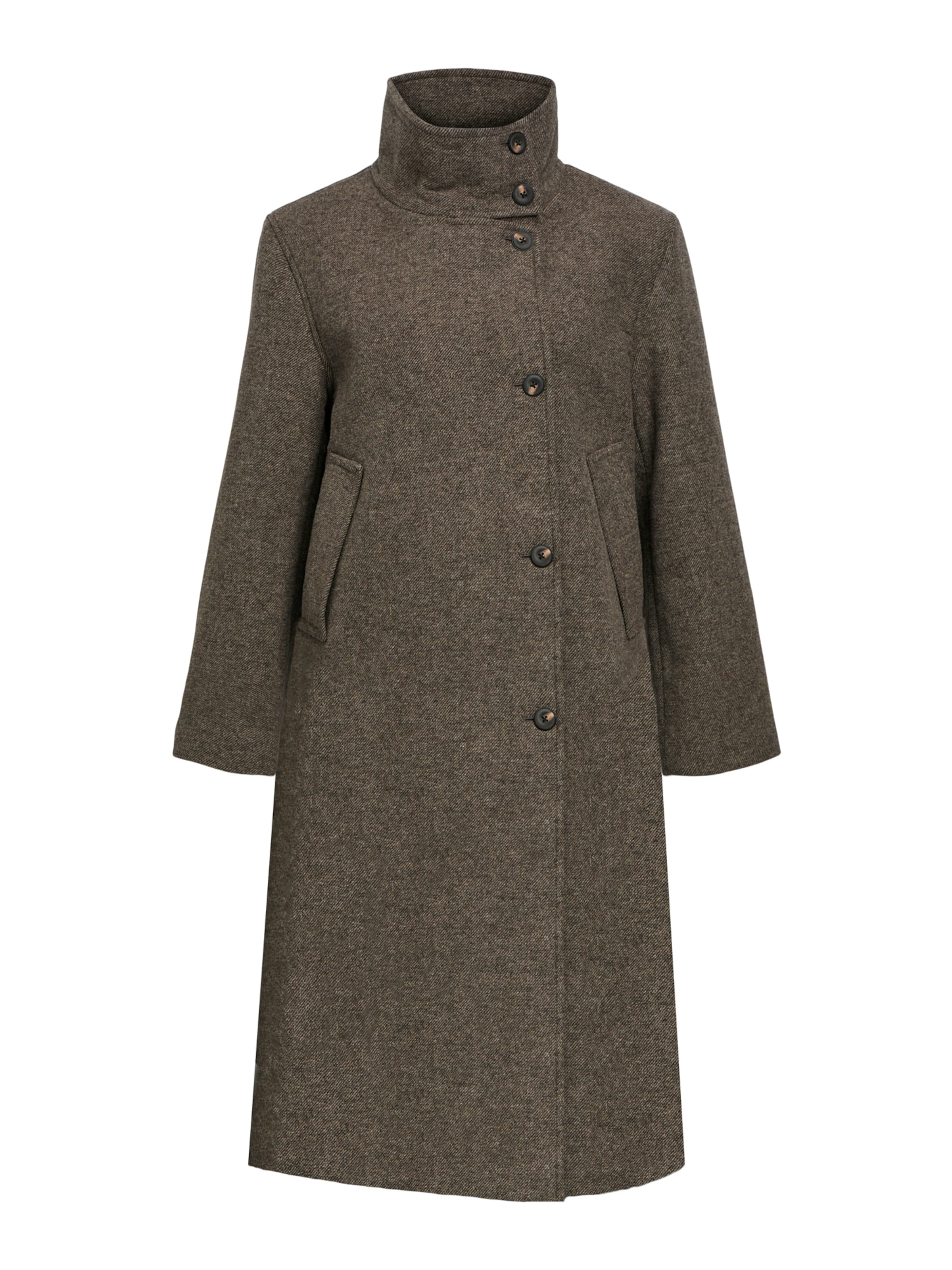 OBJECT Overgangsfrakke i brun: forside