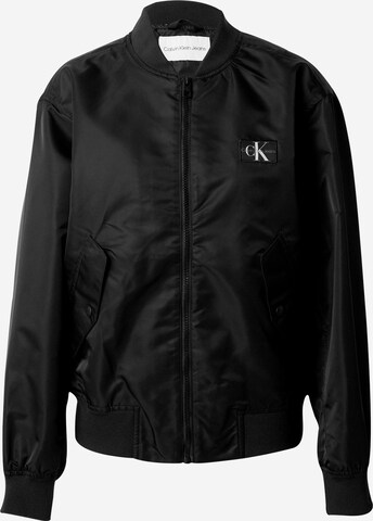 Veste mi-saison Calvin Klein Jeans en noir : devant