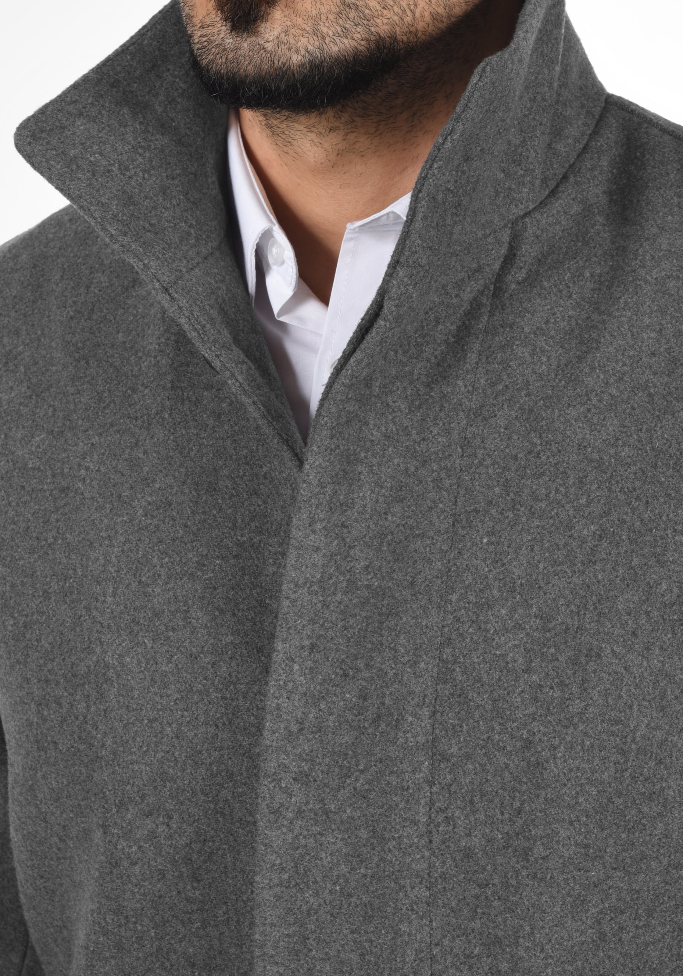 !Solid - Abrigo de entretiempo 'Jampa' en gris