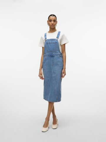 VERO MODA Dungaree skirt 'VMRandy' in Blue: front