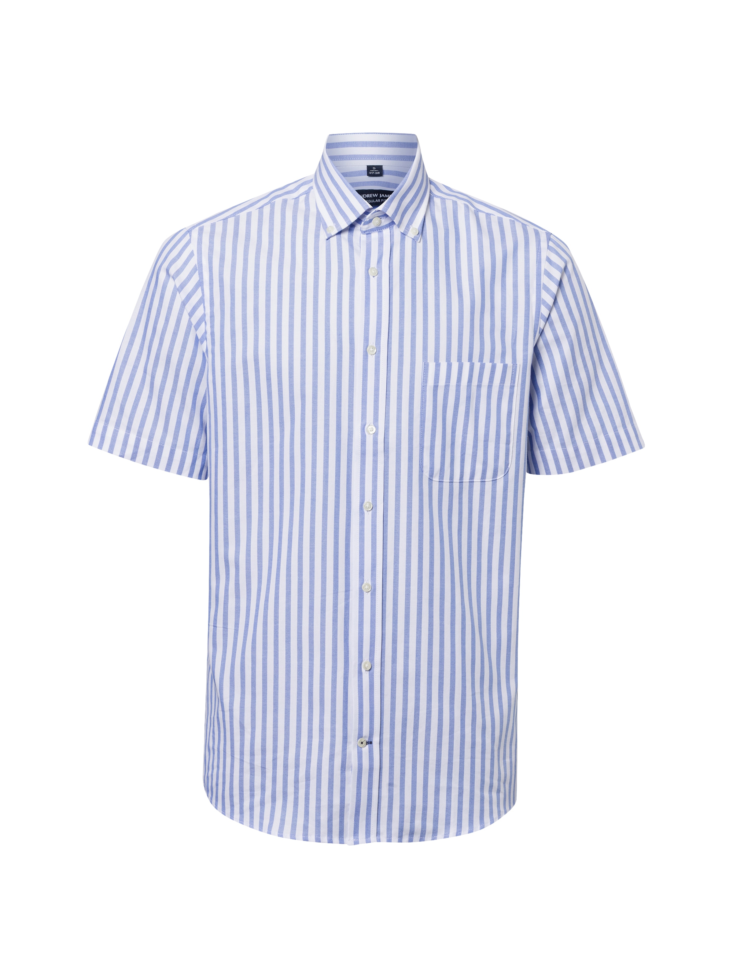 Andrew James Hemd in Blau: Vorderseite