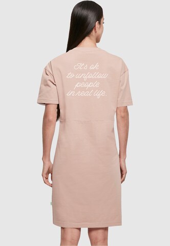 Merchcode Kleid 'Heartbreak' in Pink