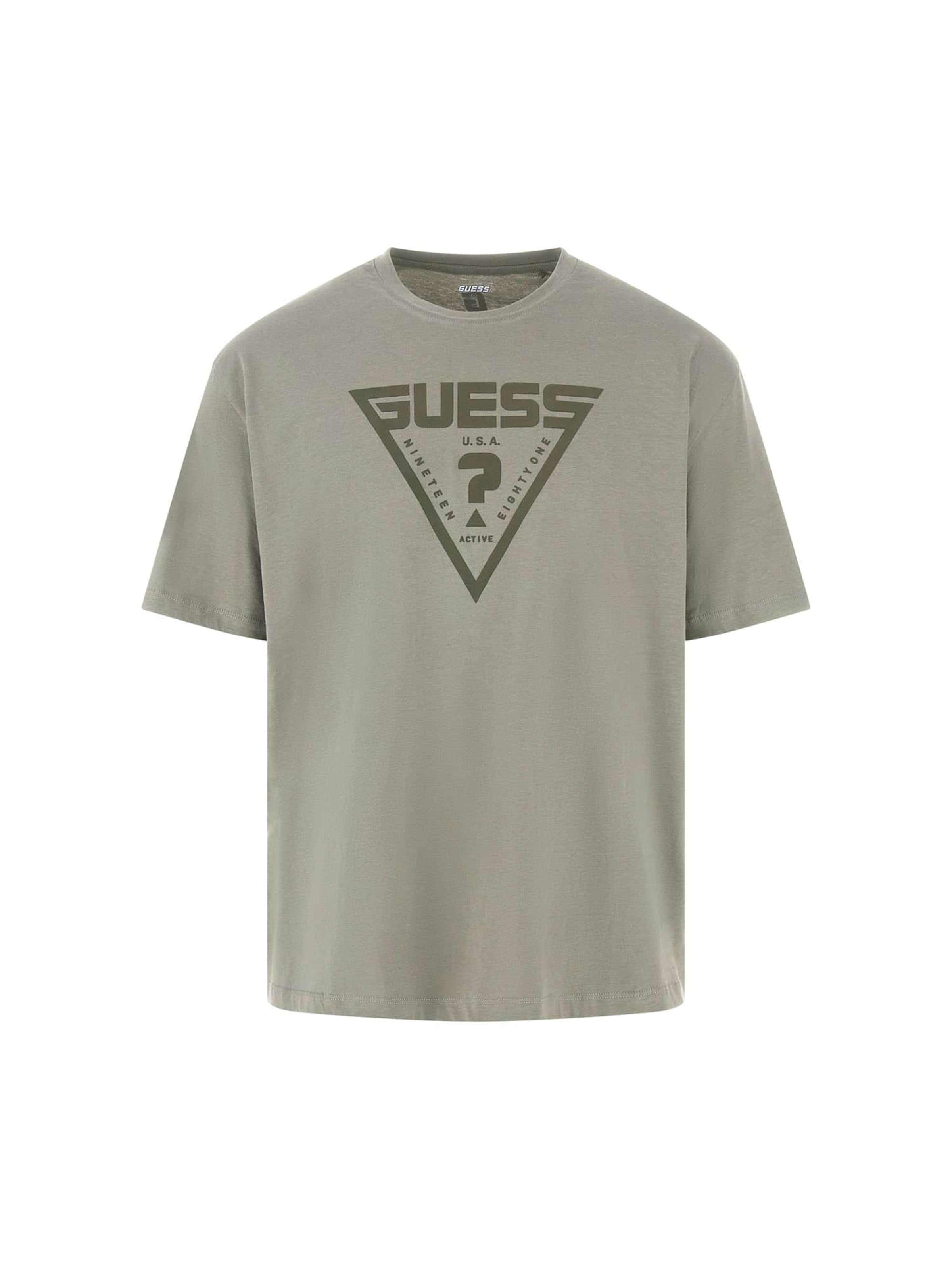 GUESS T-Shirt in Grün: Vorderseite