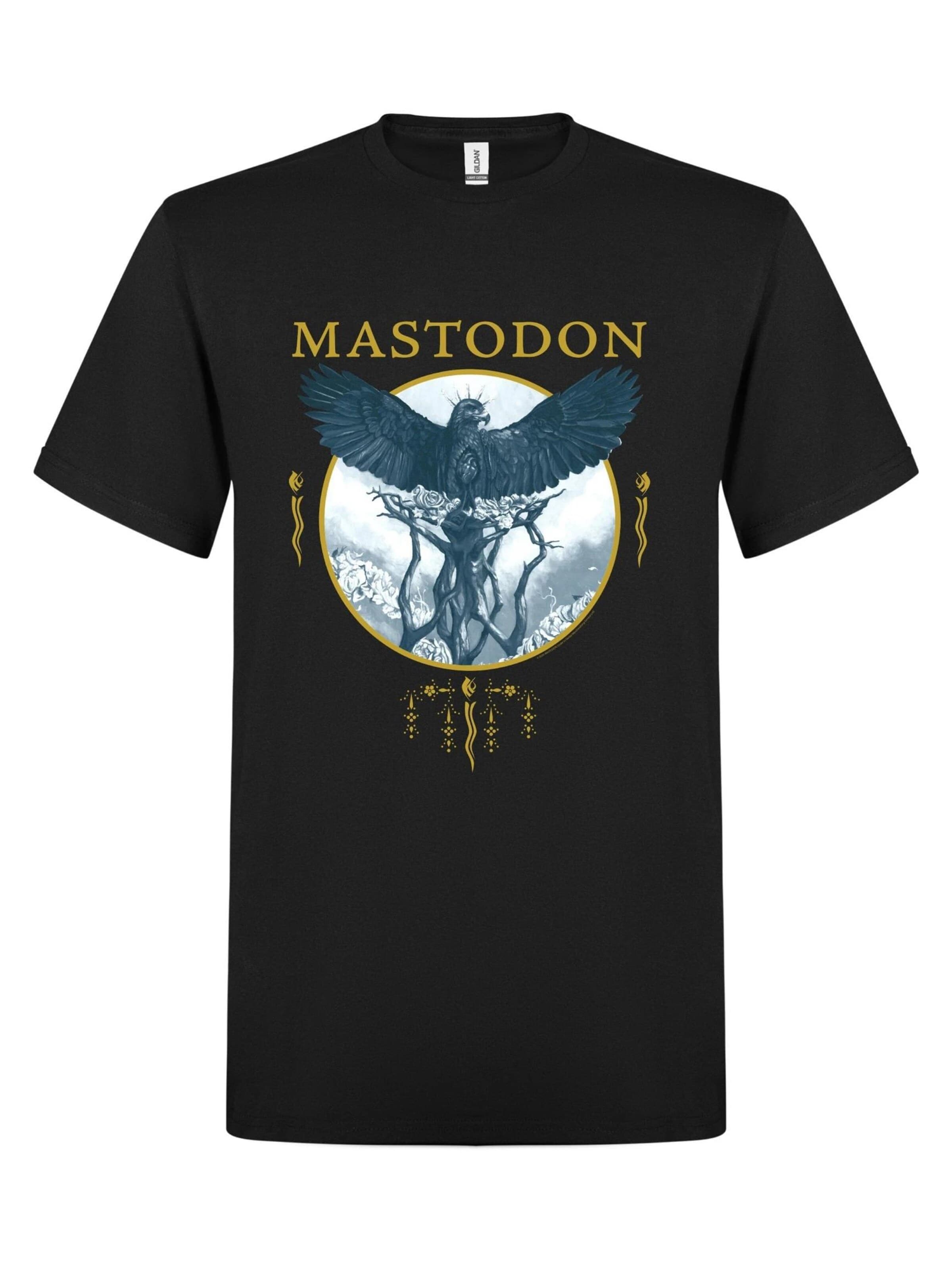 Mastodon Shirt 'Mastodon Hush and Grim T-Shirt' in Black: front