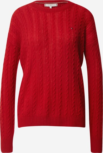 TOMMY HILFIGER Trui in de kleur Rood, Productweergave