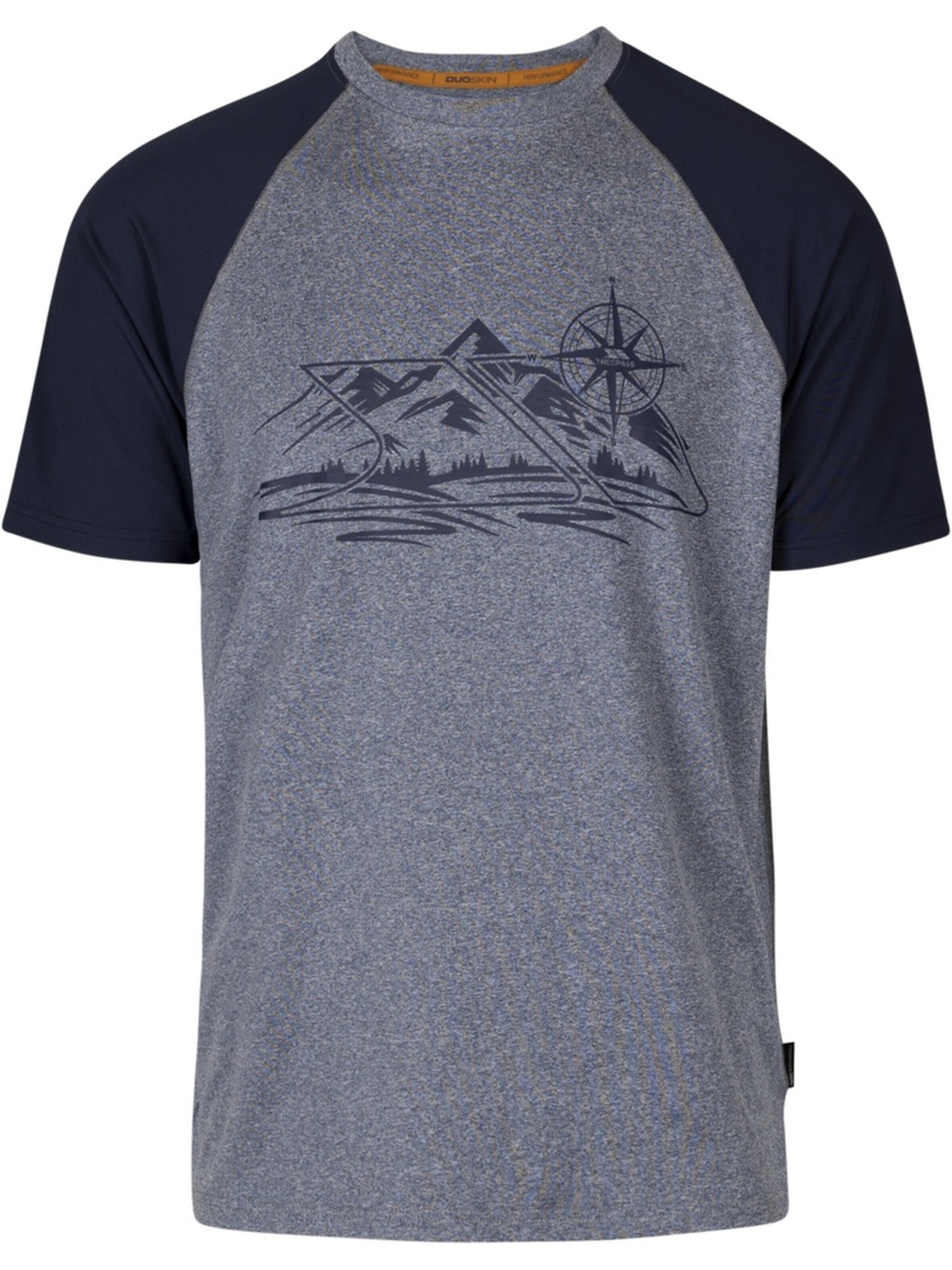 TRESPASS Shirt 'Fullmer Adventure' in Grey: front