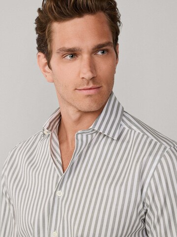 Hackett London Slim Fit Hemd in Grau