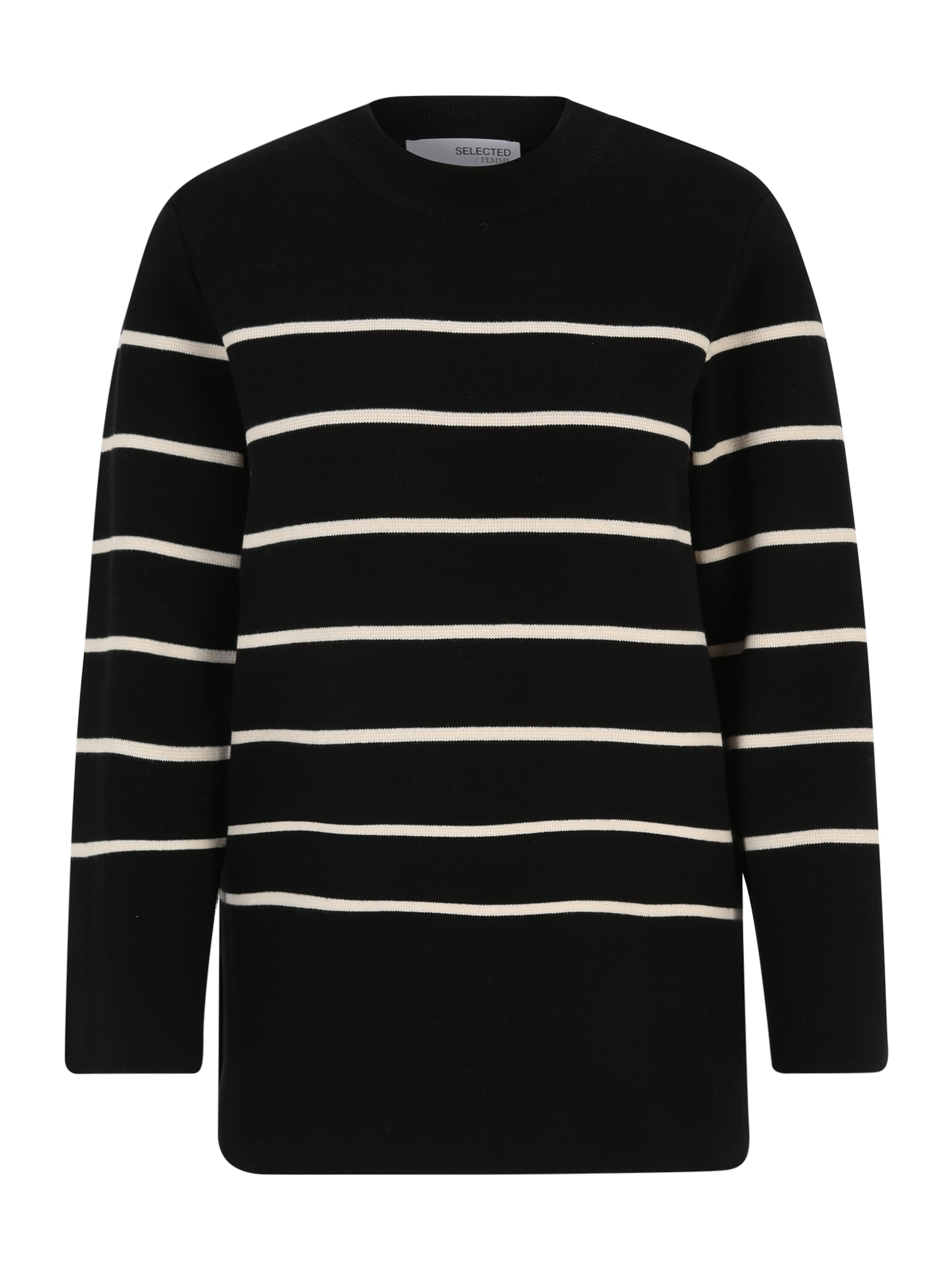 Selected Femme Petite Sveter - Čierna: predná strana