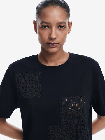 Desigual - Camiseta en negro