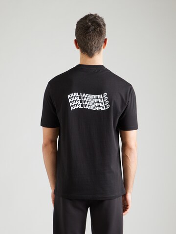 Karl Lagerfeld Póló - fekete: elől