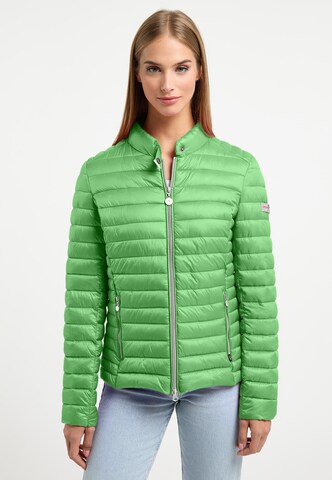 Frieda & Freddies NY Steppjacke Fake Down Jacket | Judy in Grün: Vorderseite