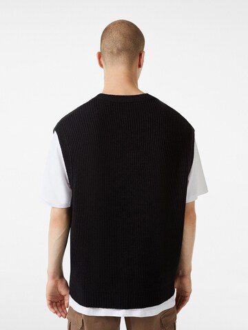 Bershka Sweater Vest in Black