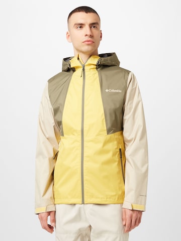 Veste outdoor COLUMBIA en jaune : devant