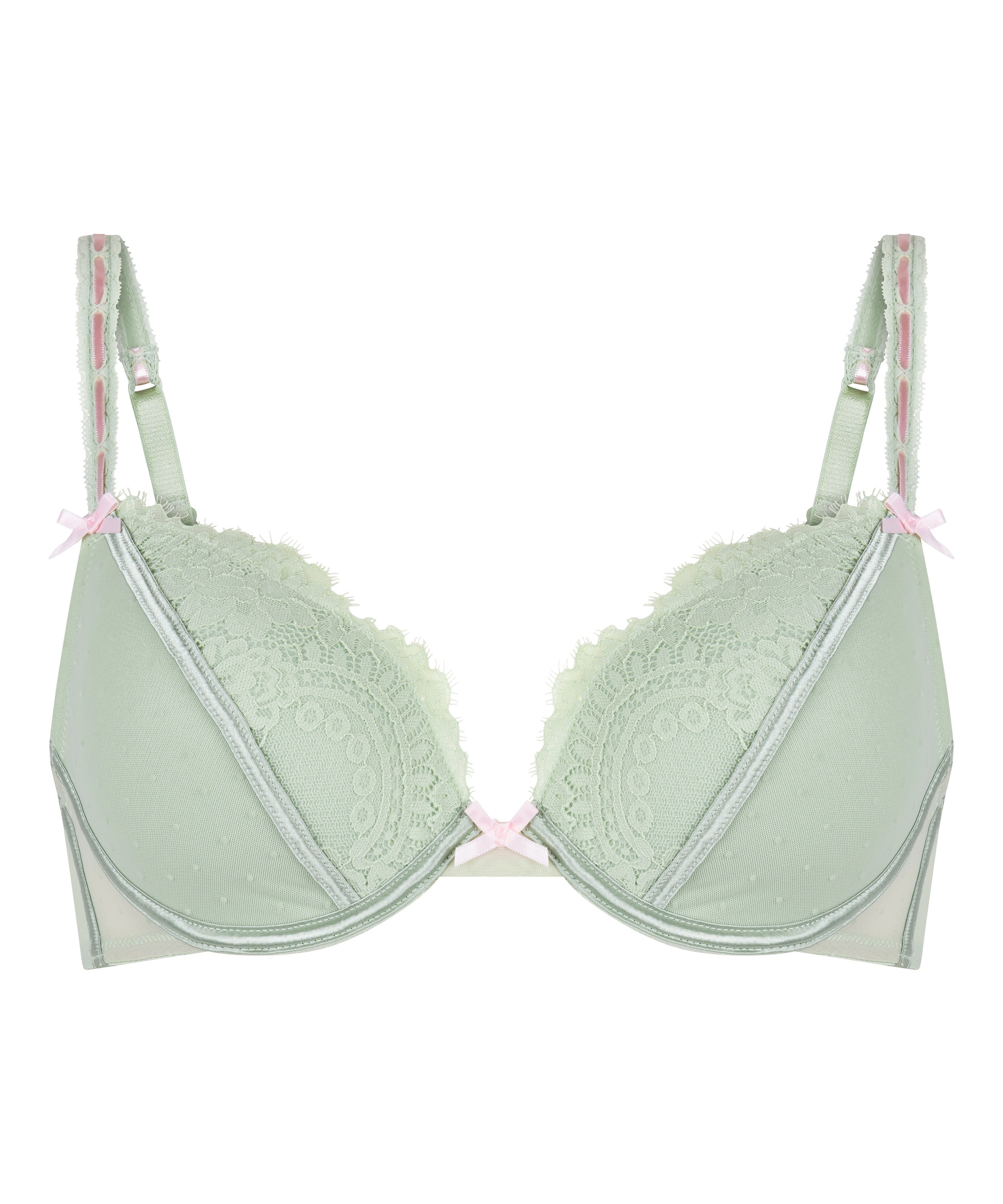 Hunkemöller Classic Bra 'Dorothy' in Green: front