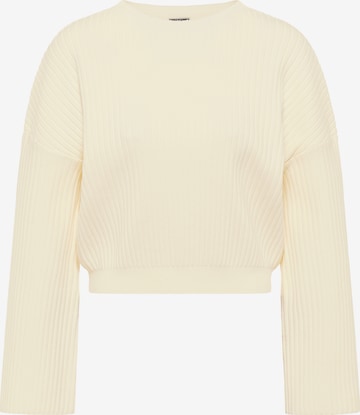 DreiMaster Maritim Sweater in White: front