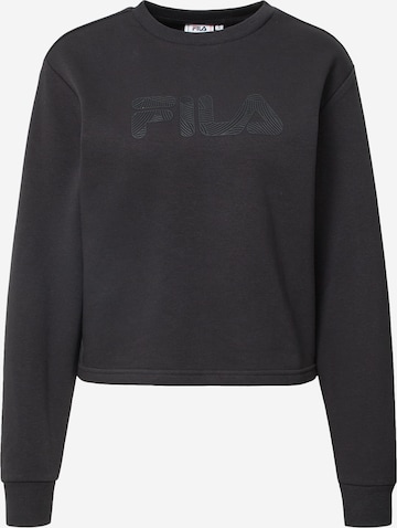 FILA Sportief sweatshirt 'BEVAIX' in Zwart: voorkant