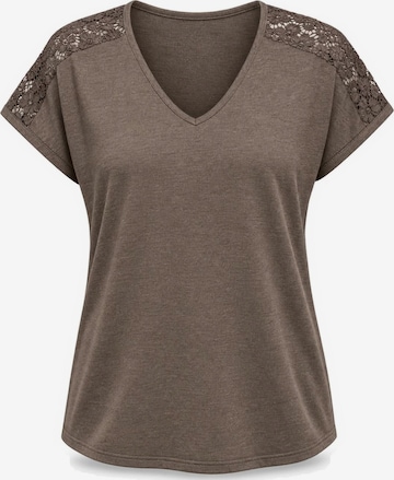 AOTTORI Shirt in Braun: Vorderseite