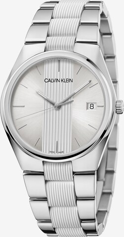 Calvin Klein Analoog horloge in Zilver: voorkant