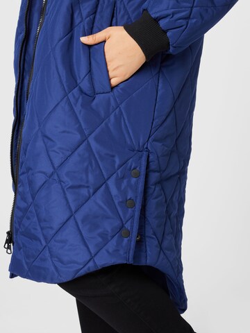 ONLY Carmakoma Between-Season Jacket 'Carrot' in Blue