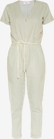 Le Temps Des Cerises Jumpsuit 'PELAGO' in Wit: voorkant