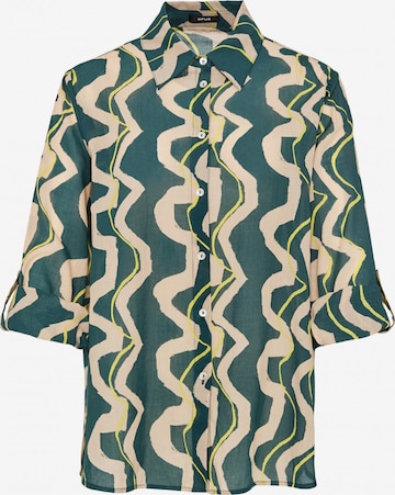 OPUS Blouse 'Fumine' in Green: front