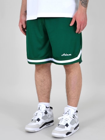 Adam Loosefit Sporthose 'Sweatshorts Basketball Shorts'‌‌‌‌‌‌‌‌‌ in Grün