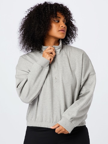 Sweat-shirt Cotton On Curve en gris : devant