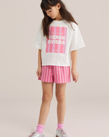 WE Fashion Футболка в Белый