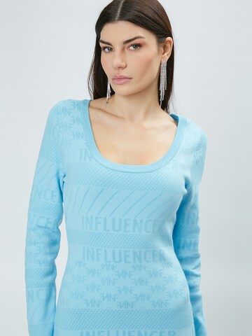Influencer Dress in Blue