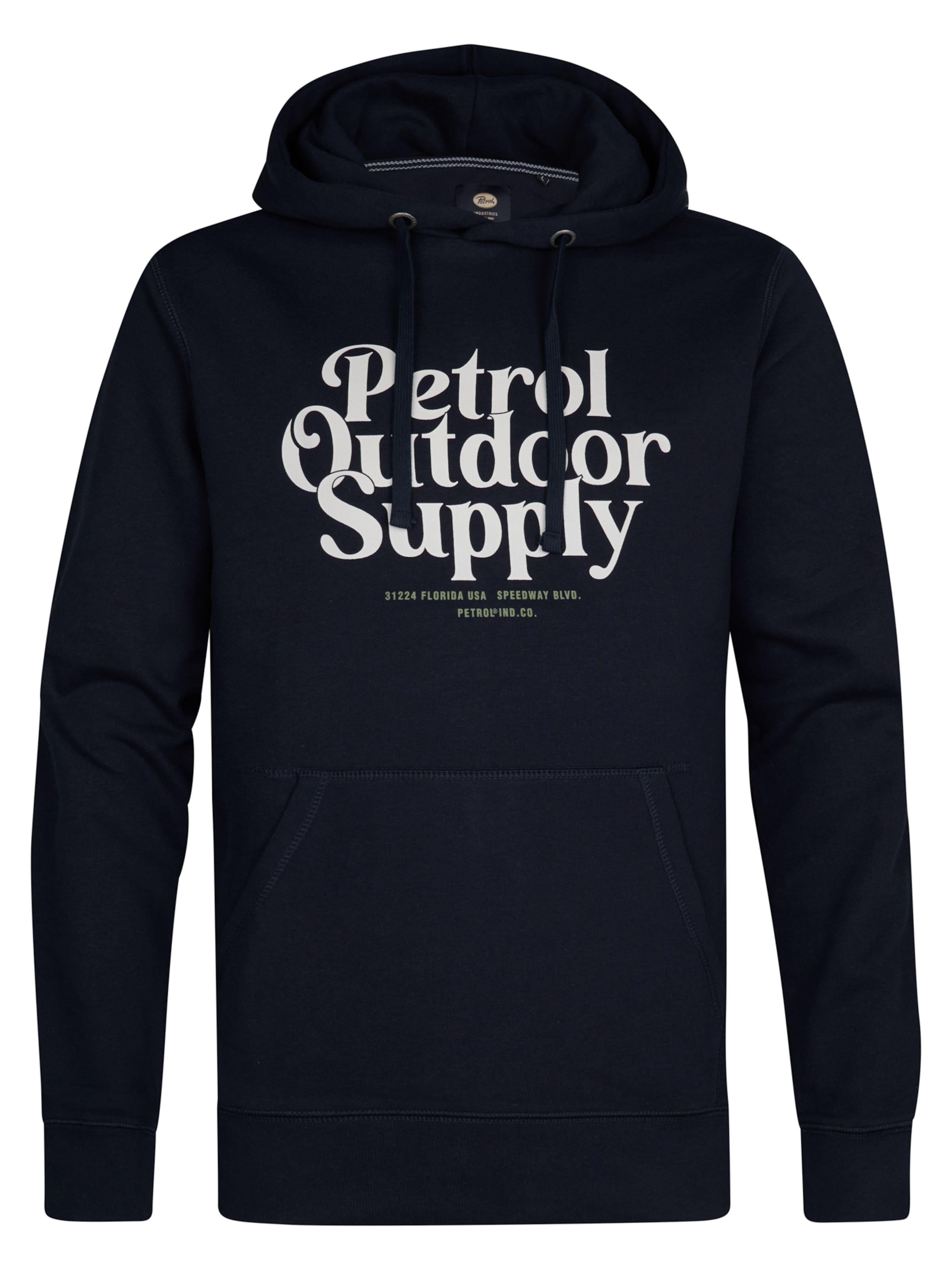 Petrol Industries Sweatshirt in Blue: front