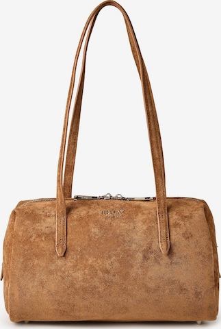 REPLAY Schultertasche in Braun: Vorderseite