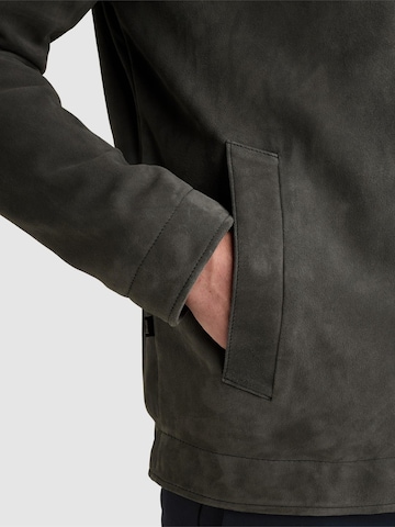 VANGUARD Välikausitakki 'Suede shirt jacket' värissä harmaa