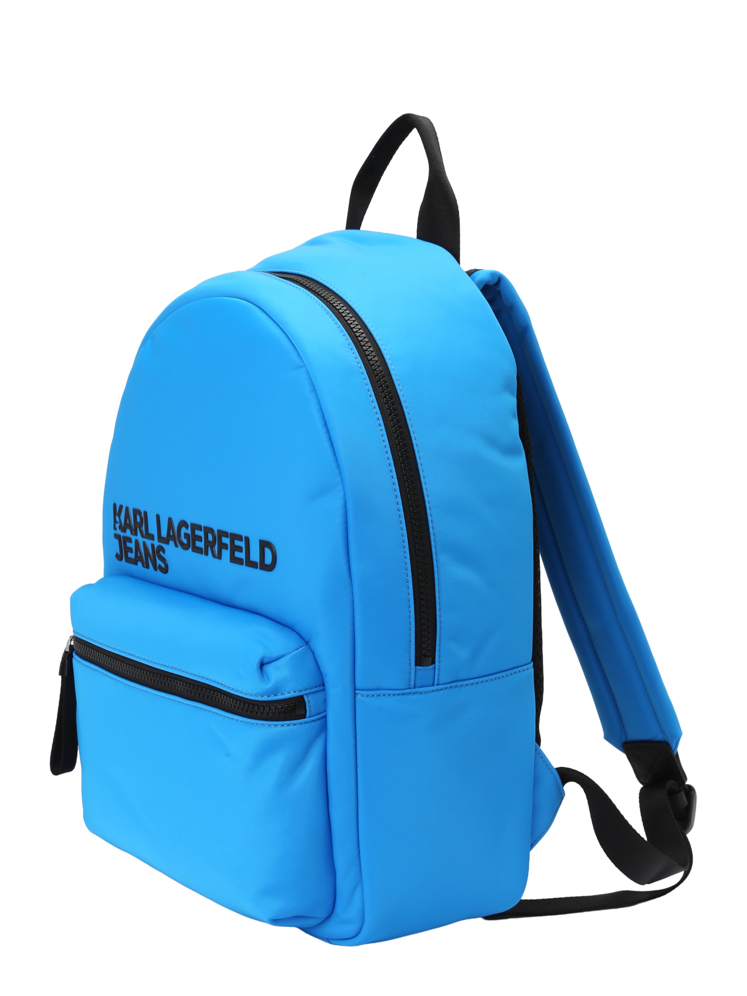 KARL LAGERFELD JEANS - Mochila 'ESSENTIAL' en azul: lado