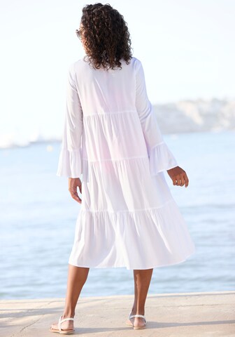 LASCANA Strandkleid in Weiß