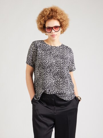 Camicia da donna 'CARVICA' di ONLY Carmakoma in nero: frontale