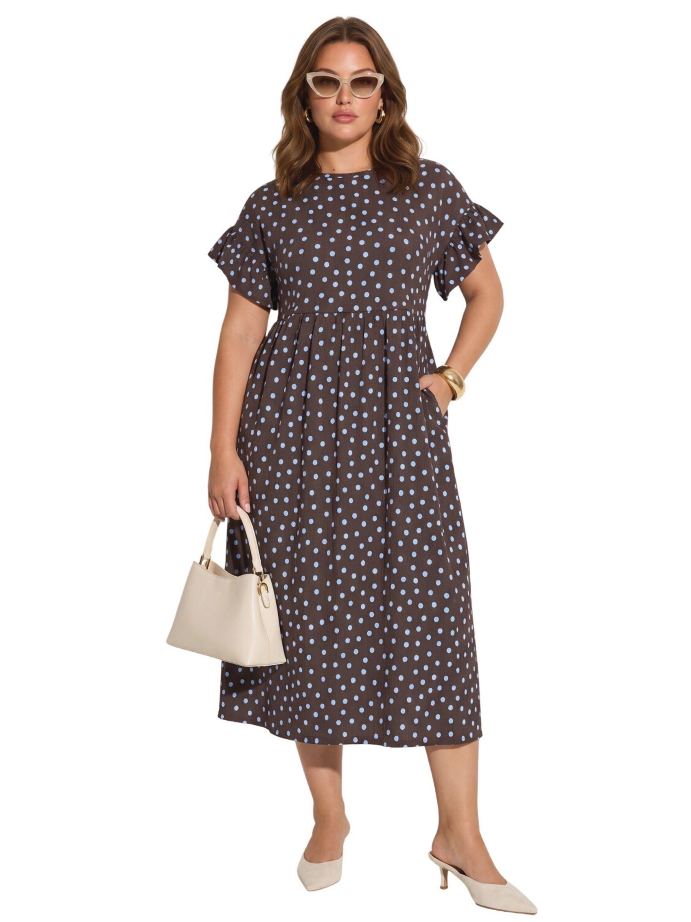 Shape Of You Dress in Brown