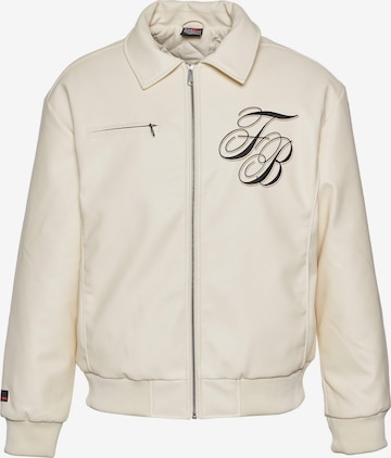 FUBU Демисезонная куртка в Белый: спереди