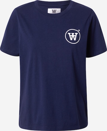 WOOD WOOD - Camiseta 'Mia' en azul: frente