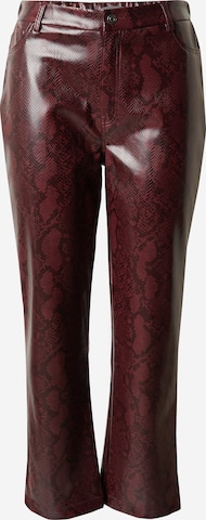 raudona ONLY Carmakoma Standartinis Kelnės 'CARAZULA': priekis